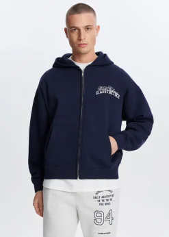 Sweaters En Hoodies|Truien En Vesten<The Sting Vest world champs donkerblauw