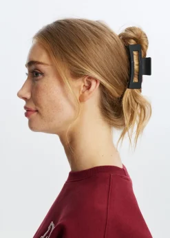 Haaraccessoires<The Sting Vierkante haarclip zwart