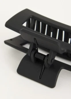 Haaraccessoires<The Sting Vierkante haarclip zwart