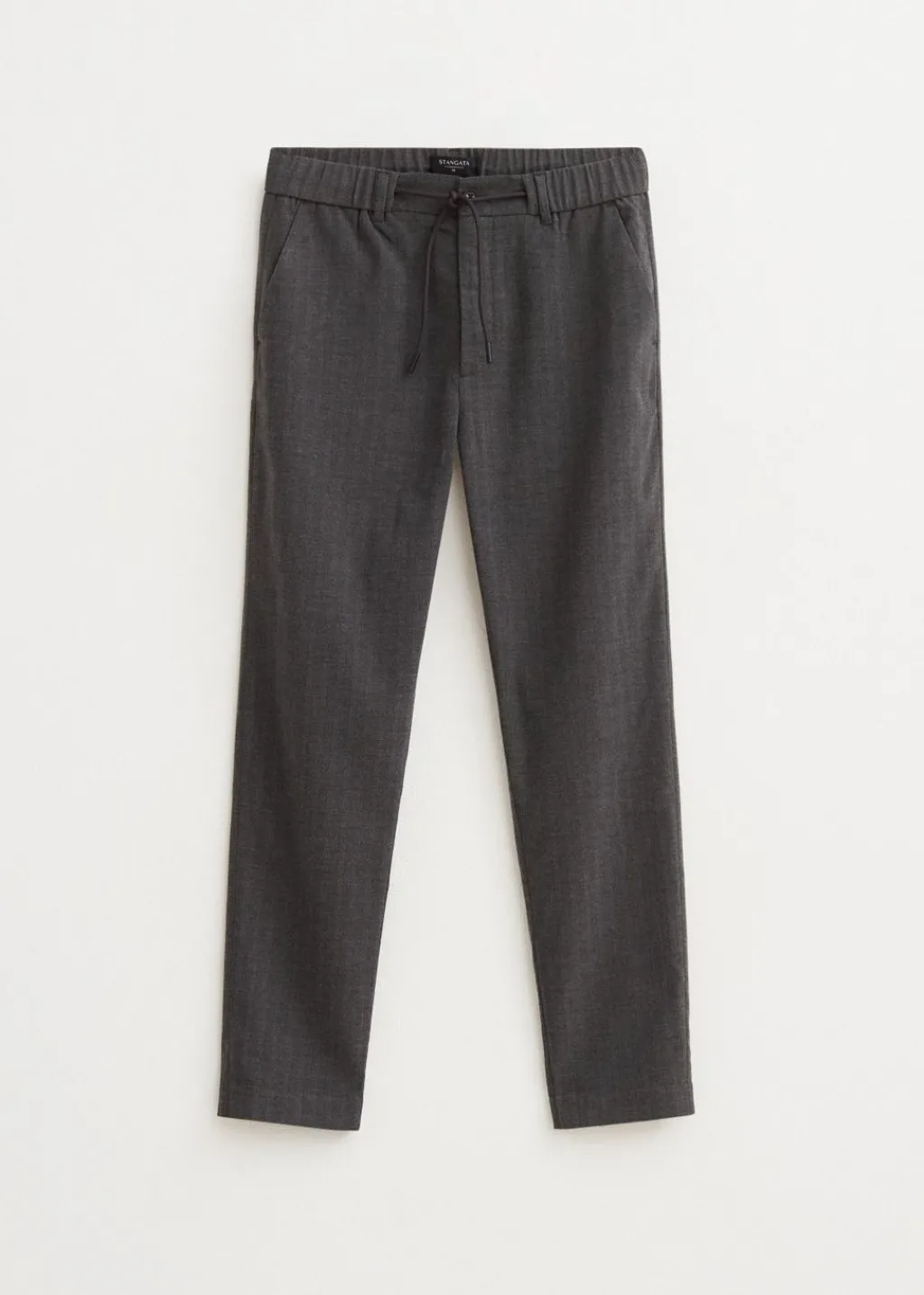 Broeken<The Sting Visgraat pantalon antraciet