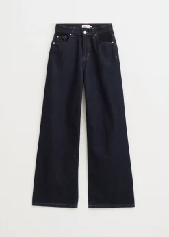 Jeans<The Sting Wide leg jeans rinse wassing indigo
