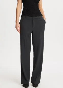Basics|Broeken<The Sting Wide leg pantalon antraciet