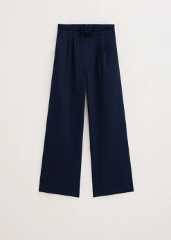 Broeken<The Sting Wijde broek met plooien meerkleurig