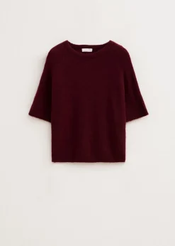 Truien En Vesten<The Sting Zachte boxy trui bordeaux