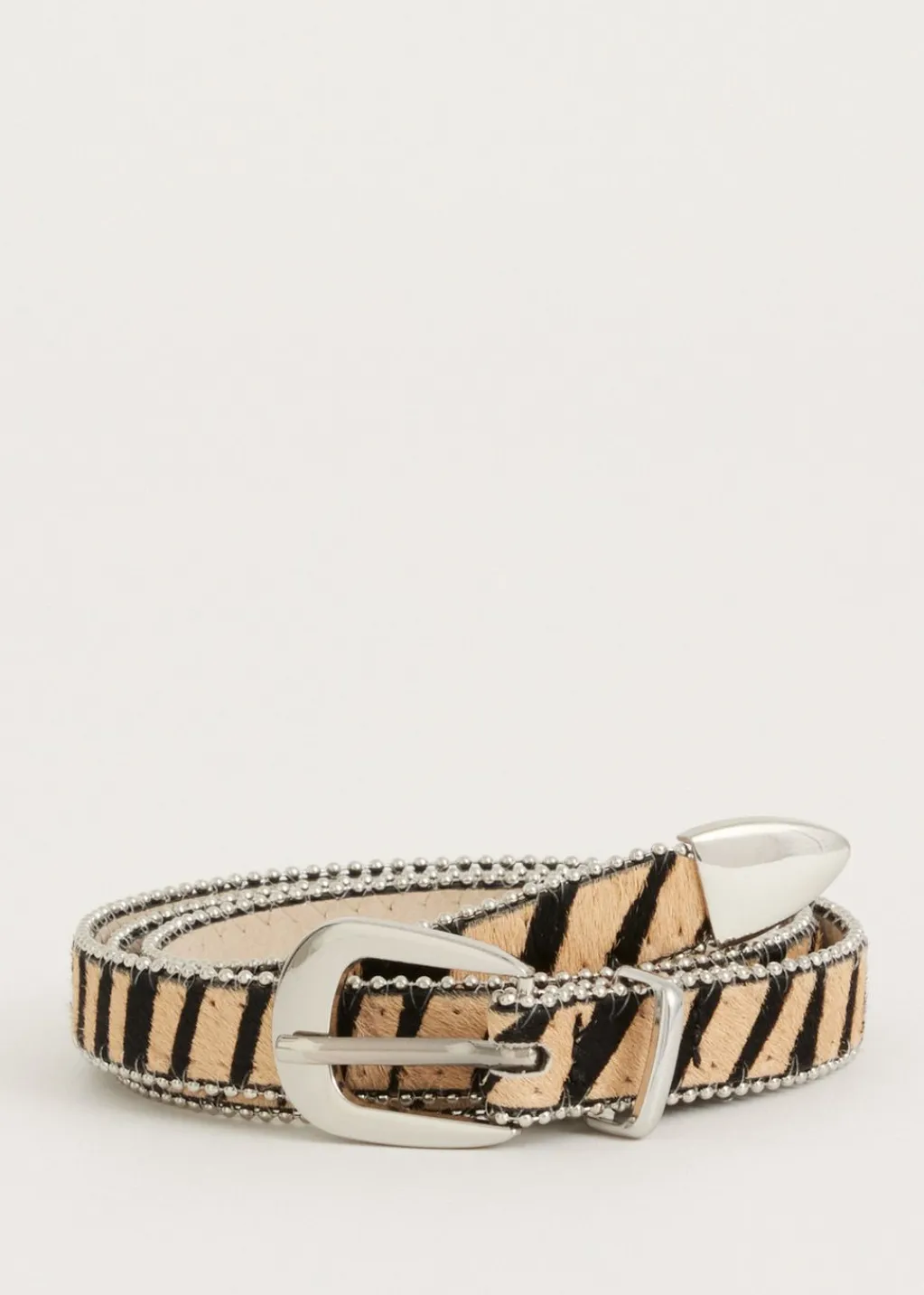 Riemen<The Sting Zebra riem meerkleurig