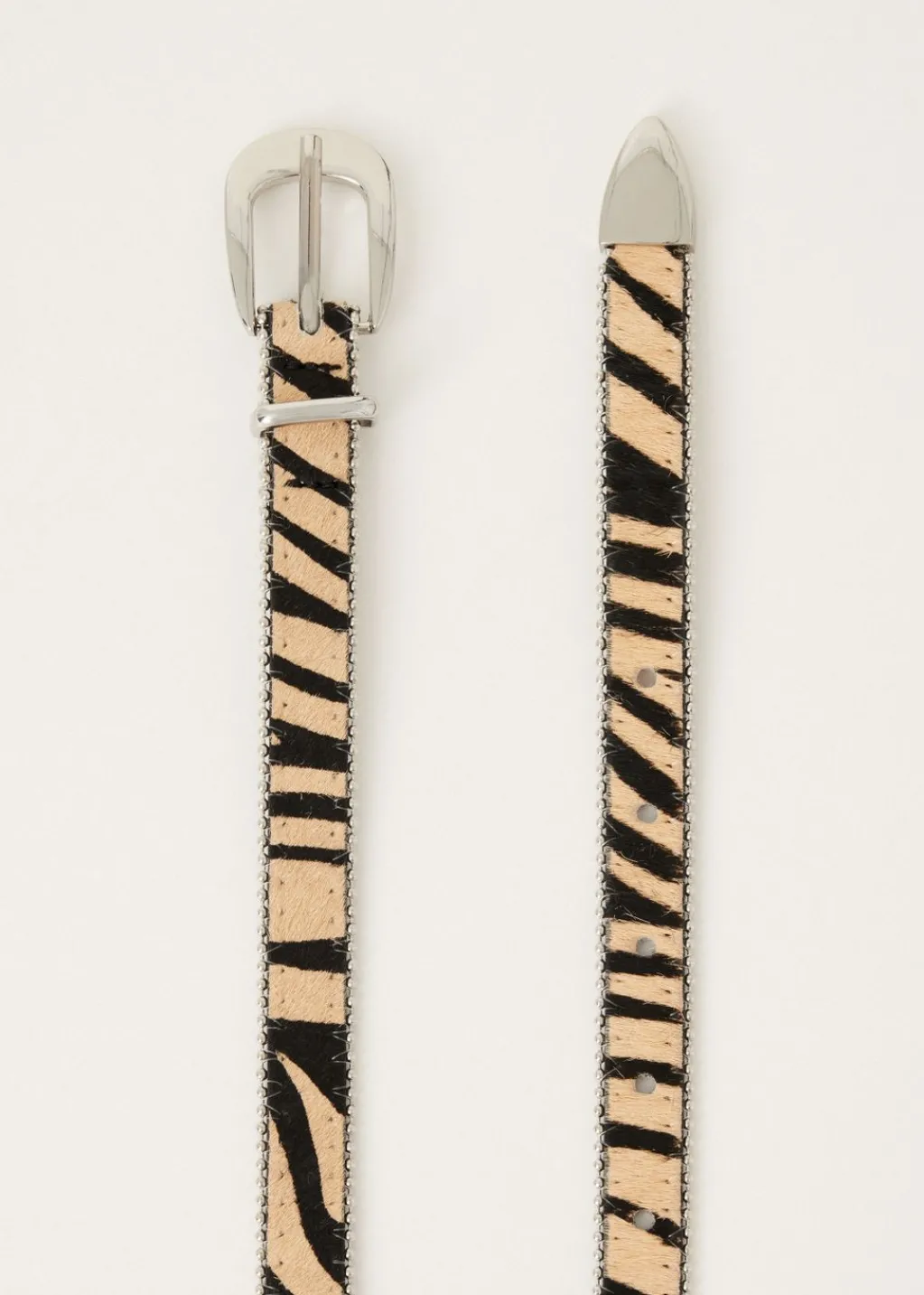 Riemen<The Sting Zebra riem meerkleurig